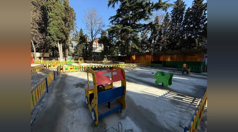 В детсаду Лаврик в Ялте завершается масштабный ремонт