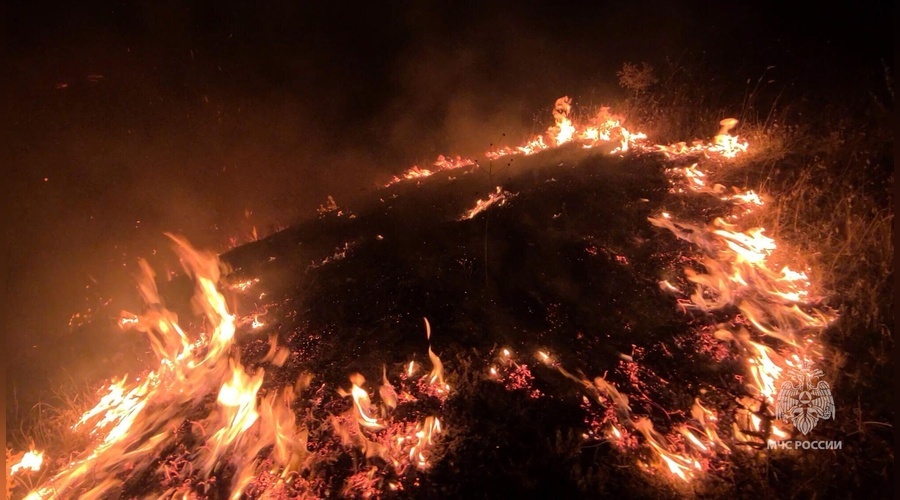 В лесах у Строгоновки ликвидировали возгорание