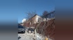 Обрушение части помещения на улице Битакской в Симферополе повредило 3 автомобиля