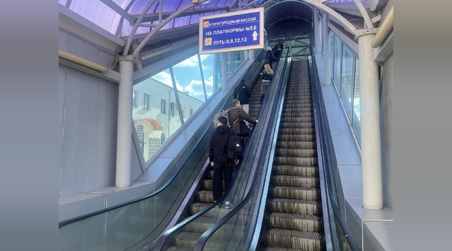 Прокуратура добилась восстановления работы эскалатора на перроне ЖД вокзала в Симферополе