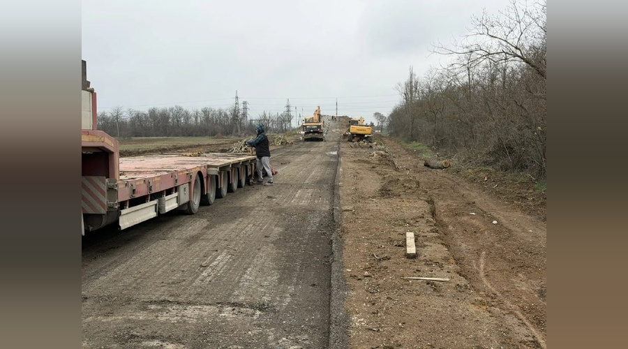 Началась реконструкция моста у села Маслово в Джанкойском районе