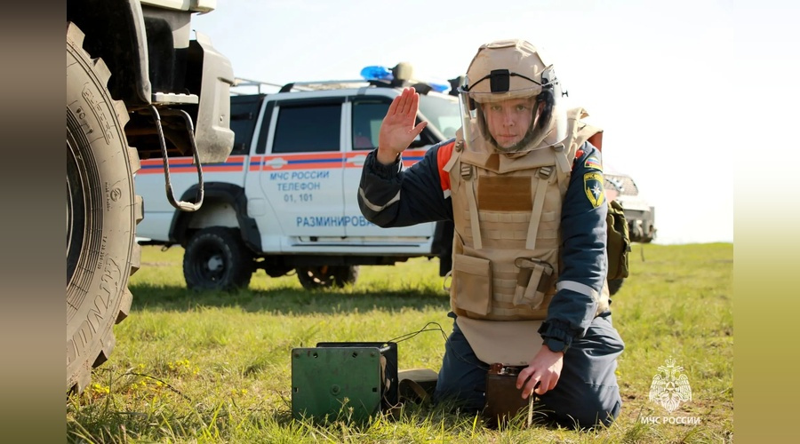 У села Каменское уничтожена не подлежащая транспортировке ФАБ‑100