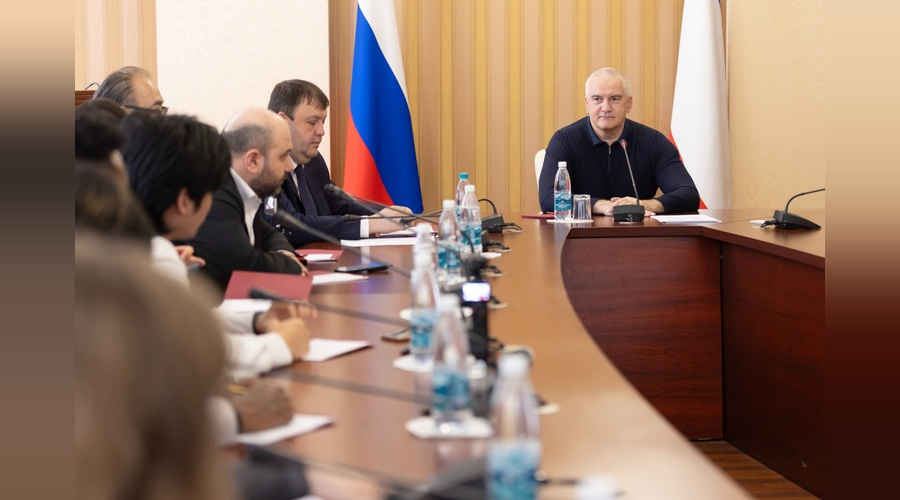 Сергей Аксёнов обсудил с зарубежными гостями развитие республики