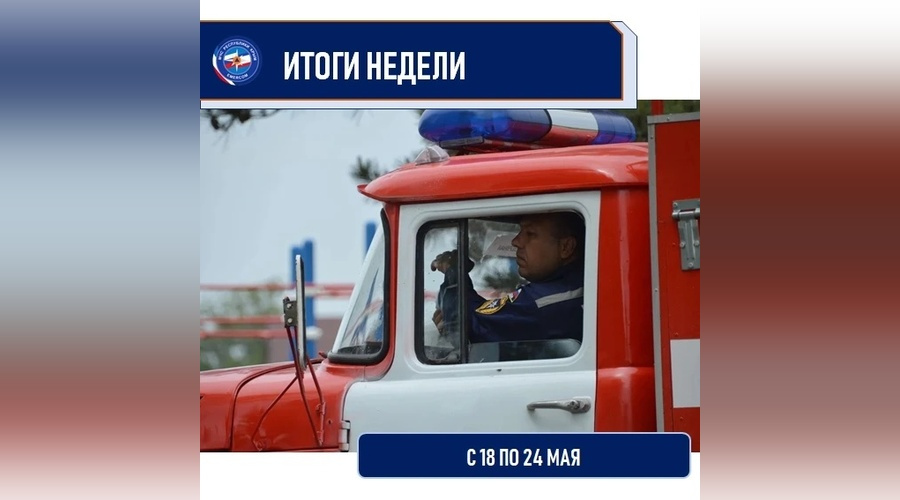 МЧС Крыма подвело итоги недели с 18 по 24 мая