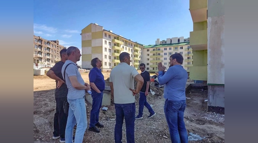 В Гвардейском завершают строительство двух домов для реабилитированных народов