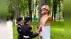 Бюст Лёни Голикова в Детском парке Симферополя напоминает о его 100-летнем юбилее