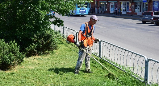 Симферопольский «Город» выкосил 17,5 тысяч квадратных метров травы