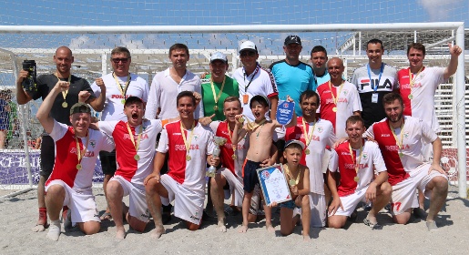 Симферопольцы выиграли турнир по пляжному футболу на фестивале «Extreme Крым»