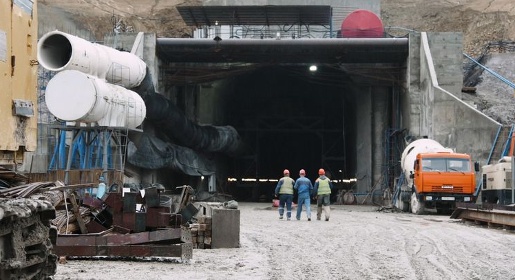 Строители завершили прокладку железнодорожного тоннеля на подходах к Крымскому мосту