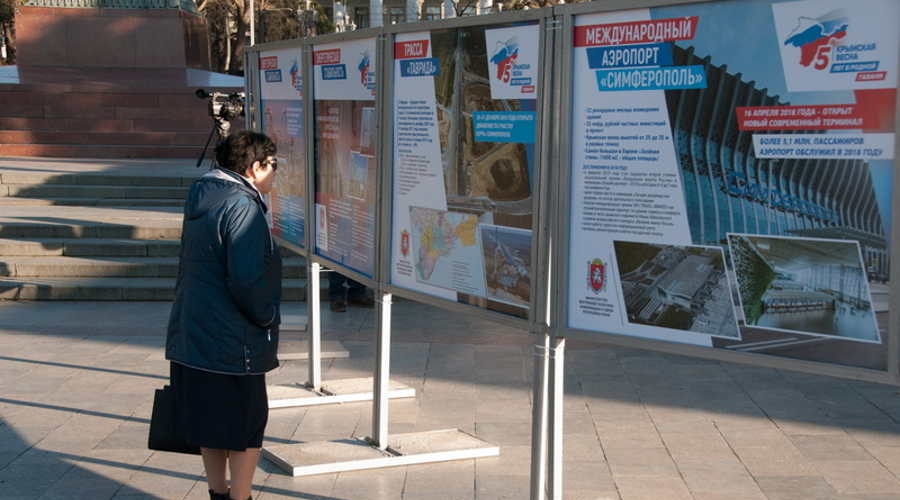 Фотовыставка к пятой годовщине Крымской весны открылась в Ялте