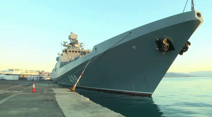 Фрегат ЧФ «Адмирал Макаров» завершил программу пребывания на Корфу