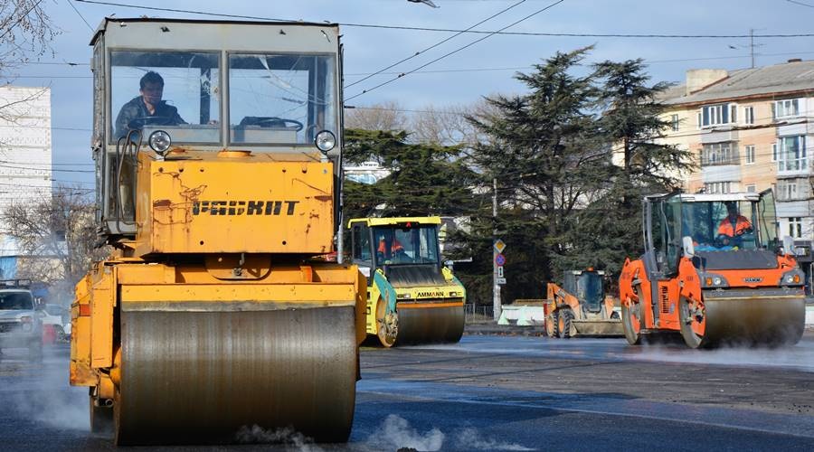 Ремонт дорог по нацпроекту выполнен в Симферополе на 80%