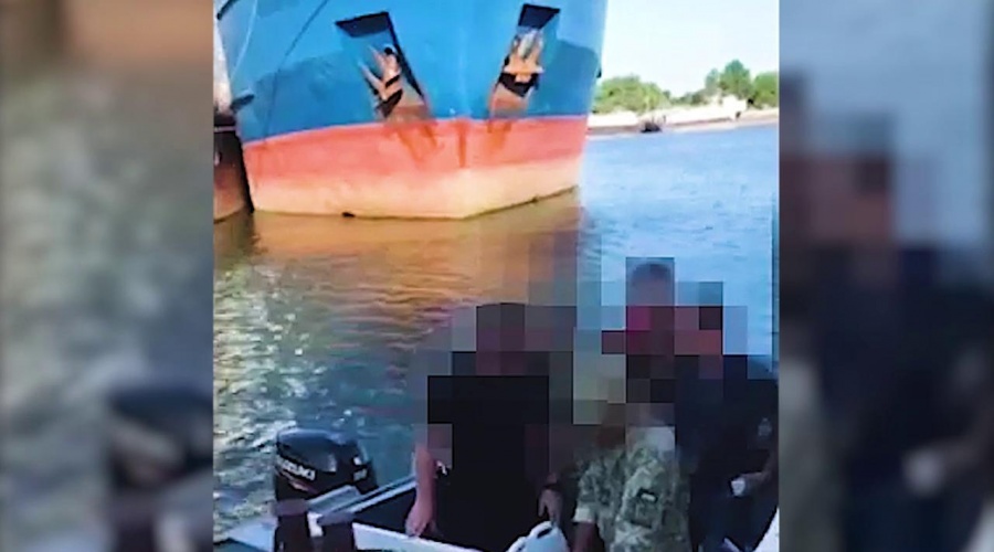 СБУ опубликовала видео задержания российского танкера Neyma