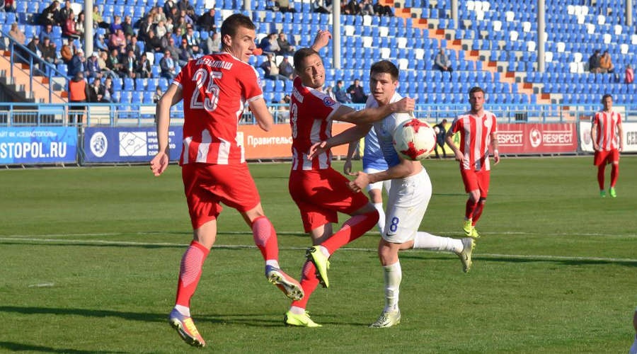 ФК «Севастополь» лидирует по итогам 19-го тура чемпионата Премьер-лиги КФС