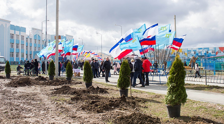 Парк «Крымская весна» из 150 деревьев заложили в симферопольском микрорайоне Фонтаны