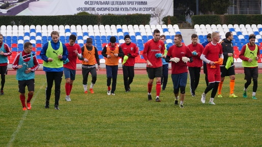 Футбольный клуб «Гвардеец» в Алуште готовится к весенней части сезона