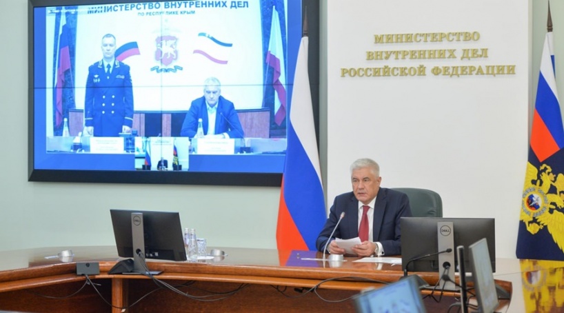 Колокольцев представил личному составу крымского МВД нового министра